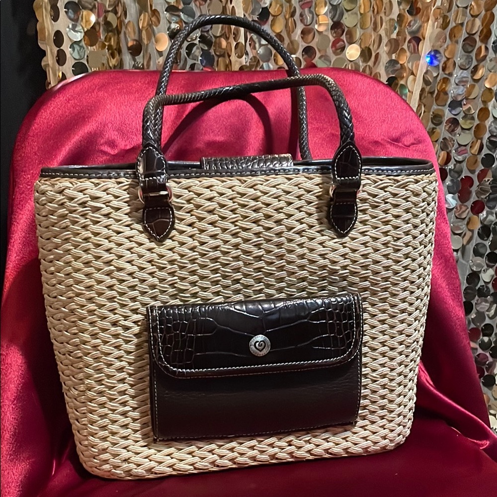 Brighton Beige and Black Women's Handbag